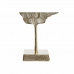 Statua Decorativa DKD Home Decor 22 x 10 x 38 cm Fiore Champagne Argentato Orientale