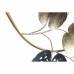 Dekoracja ścienna DKD Home Decor Niebieski Złoty Metal Biały Liść roślin (55 x 6,4 x 118 cm)