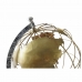 Глобус DKD Home Decor Кафяв Златен Колониален Триножник 20 x 20 x 50 cm
