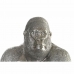 Dekorativ figur DKD Home Decor Sølvfarvet Harpiks Gorilla (46 x 40 x 61 cm)