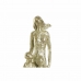 Figura Decorativa DKD Home Decor Dourado Resina Moderno Família (26 x 14,5 x 39 cm)