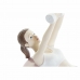 Ukrasna figura DKD Home Decor Roza Yoga Scandi 18,5 x 8 x 17,5 cm