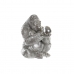 Dekorativ Figur DKD Home Decor Sølv Harpiks Gorilla (38,5 x 33 x 43,5 cm)