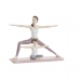 Figură Decorativă DKD Home Decor 24 x 6,5 x 19,5 cm Scandi Roz Yoga