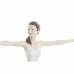 Ukrasna figura DKD Home Decor 24 x 6,5 x 19,5 cm Scandi Roza Yoga