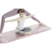 Figură Decorativă DKD Home Decor 24 x 6,5 x 19,5 cm Scandi Roz Yoga