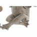 Okrasna Figura DKD Home Decor Glasba 23 x 19,5 x 22,5 cm Rjava Žaba (3 kosov)