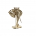 Statua Decorativa DKD Home Decor 49 x 26,5 x 57 cm Elefante Dorato Coloniale