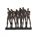 Figura Decorativa DKD Home Decor Preto Cobre Resina Pessoas Moderno (40 x 10,5 x 34,5 cm)