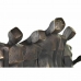 Figurka Dekoracyjna DKD Home Decor Czarny Miedź Żywica Ludzie Nowoczesny (40 x 10,5 x 34,5 cm)