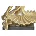 Dekoratyvinė figūrėlė DKD Home Decor Balerina Auksinis Derva Tamsiai pilka (21,5 x 23 x 32 cm)