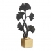 Dekoratívne postava Čierna Kvety Polyesterová živica (7,7 x 36,3 x 16,5 cm)