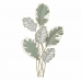 Настенный декор DKD Home Decor Металл Белый Зеленый современный Лист растения (57 x 5,7 x 103 cm)