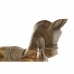 Figurine Décorative DKD Home Decor Balancelle Cheval Marron 61 x 15 x 63 cm