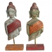 Okrasna Figura DKD Home Decor 18 x 9 x 47 cm Buda Orientalsko (2 kosov)