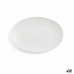 Serving Platter Ariane Vital Coupe Oval Ceramic White (Ø 26 cm) (12 Units)