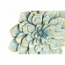 Decoração de Parede DKD Home Decor 61 x 8 x 61 cm Flor Azul Laranja Shabby Chic (2 Unidades)