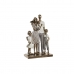 Dekorativ figur DKD Home Decor 24 x 11,5 x 34 cm Multifarvet Familie (2 enheder)