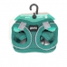 Dog Harness Gloria Air Mesh Trek Star Adjustable Turquoise Size XXXS (18-20 cm)
