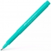 Felt-tip pens Faber-Castell Broadpen Document Turquoise (10 Units)