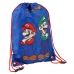 Bolsa Mochila con Cuerdas Super Mario & Luigi Azul 40 x 29 cm