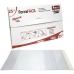 Capa Adesiva para Livros Grafoplas Ajustável Lapela Transparente PVC 25 Peças 28 x 53 cm