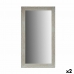 Nástěnné zrcadlo Dřevo Bílý Sklo (75 x 136 x 1,5 cm) (2 kusů)