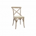 Καρέκλα DKD Home Decor Μπεζ Φυσικό ξύλο καουτσούκ 44 x 42 x 88 cm