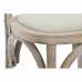 Chair DKD Home Decor Beige Natural Rubber wood 44 x 42 x 88 cm