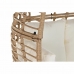 Chaise de jardin DKD Home Decor Blanc Marron Acier rotin synthétique 130 x 68 x 146 cm