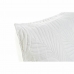 Cushion DKD Home Decor 8424001814633 White Rectangular Flowers 60 x 10 x 40 cm