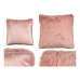 Cushion With hair Pink Synthetic Leather (40 x 2 x 40 cm)