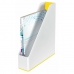 Porte-revues Leitz Jaune Blanc A4 polystyrène 7,3 x 31,8 x 27,2 cm