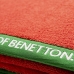 Beach Towel Benetton Rainbow Red (160 x 90 cm)