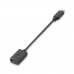 Kabel USB A naar USB C Aisens A107-0059 Zwart 15 cm