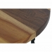 Mesa de apoio DKD Home Decor Preto Natural Madeira Metal 45 x 45 x 42 cm