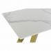 Consola DKD Home Decor Cerámica Dorado Metal Blanco Moderno (120 x 40 x 76 cm)