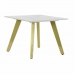 Postranný stolík DKD Home Decor Keramický Zlatá Kov Biela Moderný (60 x 60 x 48 cm)