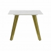 Postranný stolík DKD Home Decor Keramický Zlatá Kov Biela Moderný (60 x 60 x 48 cm)