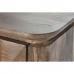 Sivupöytä DKD Home Decor Luonnollinen Musta Metalli Mangopuu (140 x 40 x 82 cm)