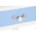 Ingresso DKD Home Decor Bianco Marrone Blu cielo Blu Marino Corda Legno MDF 80 x 40 x 75 cm (1 Unità)