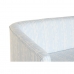 Sofa DKD Home Decor Blå Hvid Himmelblå Metal Striber Middelhavet 130 x 68 x 78 cm