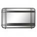 Настенное зеркало DKD Home Decor Чёрный Металл (80 x 12 x 50 cm)
