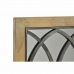 Lustro ścienne DKD Home Decor Brązowy Czarny Metal Brzoza Naturalny Okno 60 x 3 x 95 cm