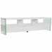 ТВ шкаф DKD Home Decor Белый Стеклянный MDF (160 x 45 x 40 cm)