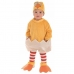 Маскировъчен костюм за бебета 0-12 месеца Пиле Жълт (4 Части)