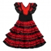 Obleka Flamenco VS-NROJO-LN0