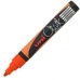 Liquid chalk marker Uni-Ball PWE-5M Fluor Orange (6 Units)