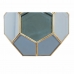 Kattolamppu DKD Home Decor Kristalli Sininen Kullattu Messinki 50 W (28 x 28 x 31 cm)