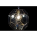 Stropna Svetilka DKD Home Decor Kristal Modra Zlat Medenina 50 W (28 x 28 x 31 cm)